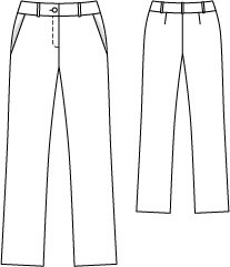 Suit Trousers 01/2010 #120 – Sewing Patterns | BurdaStyle.com