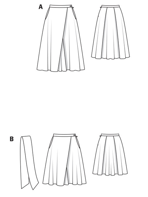 Long Skirt 02/2010 #103A – Sewing Patterns | BurdaStyle.com