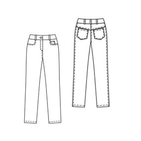 Narrow Leg Pants 04/2010 #120 – Sewing Patterns | BurdaStyle.com