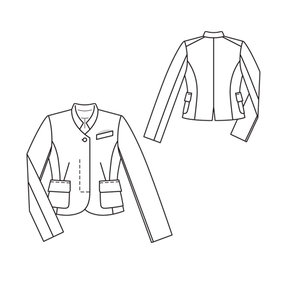 Leather Jacket 08/2010 #113 – Sewing Patterns | BurdaStyle.com