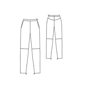 Leather Pants 11/2011 #108B – Sewing Patterns | BurdaStyle.com