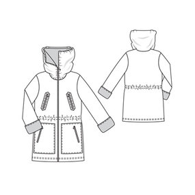 Parka with Lambskin Cuffs and Collar 11/2011 #113 – Sewing Patterns ...