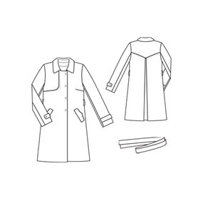 Trench Coat 12/2011 #118 – Sewing Patterns | BurdaStyle.com