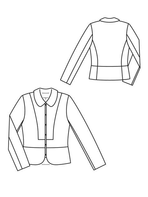 Novelty Jacket 08/2012 #119 – Sewing Patterns | BurdaStyle.com