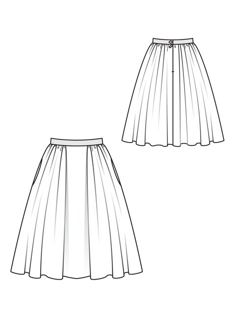 Tweed Circle Skirt 10/2010 #117 – Sewing Patterns | BurdaStyle.com