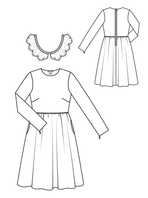 Tweed Dress 12/2012 #133 – Sewing Patterns | BurdaStyle.com