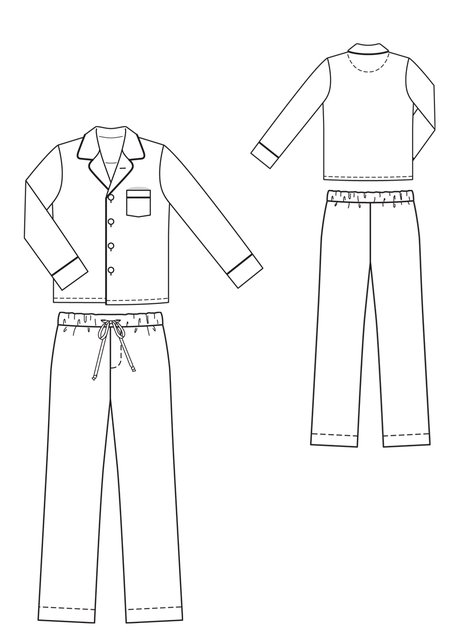 Men's Pajama Set with Boxers 12/2010 #134 – Sewing Patterns ...