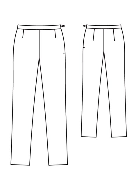 Printed Pants 01/2013 #122A – Sewing Patterns | BurdaStyle.com