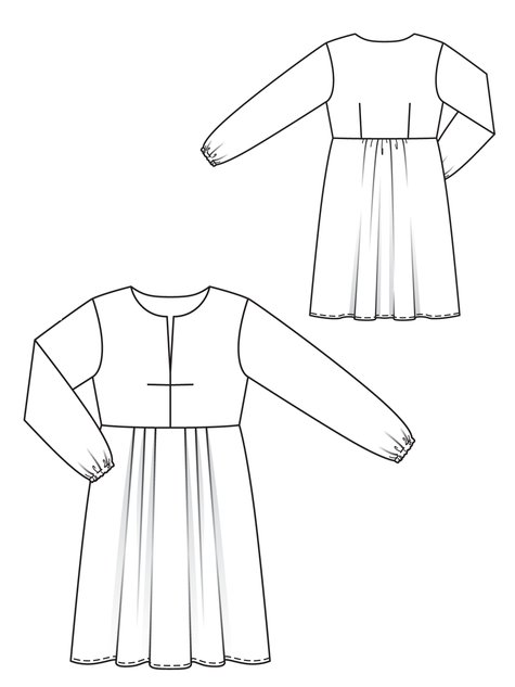 Clean-Cut Dress (Plus Size) 01/2013 #133B – Sewing Patterns ...