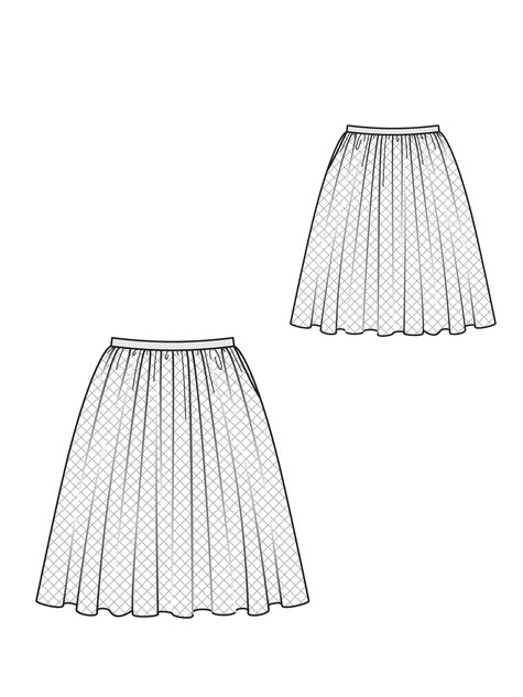 Tulle Skirt (Plus Size) 01/2013 #134 – Sewing Patterns | BurdaStyle.com