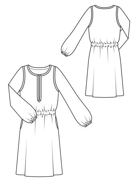City Dress 02/2013 #122 – Sewing Patterns | BurdaStyle.com
