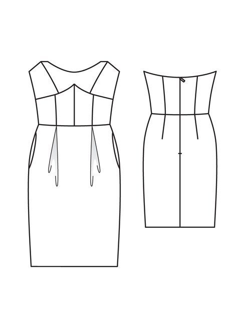 Strapless Corset Dress 03/2010 #107 – Sewing Patterns | BurdaStyle.com