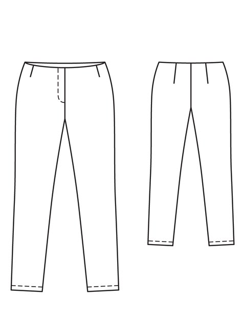 Pencil Trousers 03/2013 #104 – Sewing Patterns | BurdaStyle.com