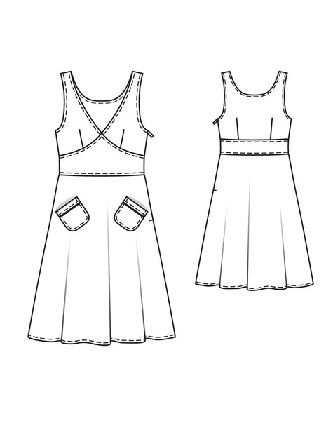 Poplin Dress 05/2013 #124 – Sewing Patterns | BurdaStyle.com