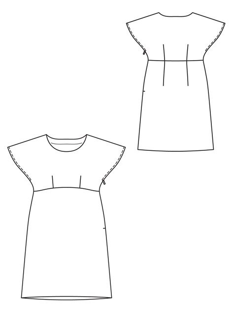 T-Dress (Plus Size) 06/2013 #138 – Sewing Patterns | BurdaStyle.com
