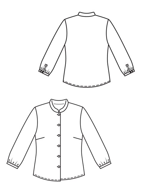 Seersucker Blouse 06/2013 #118 – Sewing Patterns | BurdaStyle.com