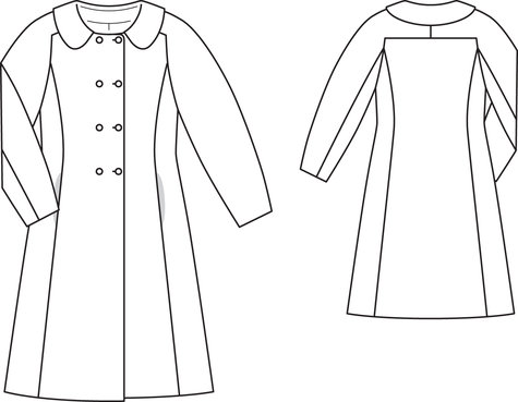 Princess Coat 09/2013 #104 – Sewing Patterns | BurdaStyle.com