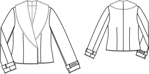 Lambskin Jacket 10/2010 #106 – Sewing Patterns | BurdaStyle.com