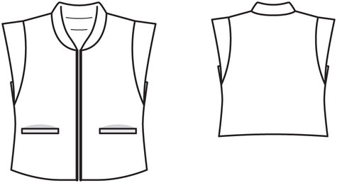 Sleeveless Jacket 12/2013 #139 – Sewing Patterns | BurdaStyle.com