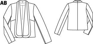 Satin Jacket 03/2012 #107B – Sewing Patterns | BurdaStyle.com