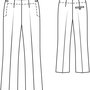 Low Rise Cropped Pants 04/2014 #116 – Sewing Patterns | BurdaStyle.com