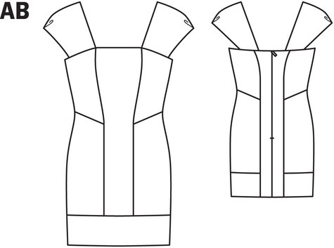 Princess Seam Dress 05/2014 #114A – Sewing Patterns | BurdaStyle.com