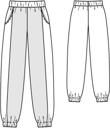 Jersey Track Pants 06/2014 #119 – Sewing Patterns | BurdaStyle.com