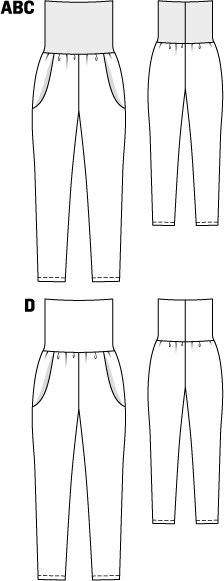 Baggy Pants 07/2011 #102C – Sewing Patterns | BurdaStyle.com