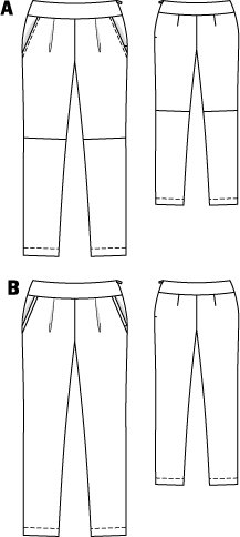 Jersey Sweatpants (Plus Size) 11/2011 #136B – Sewing Patterns ...