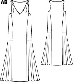 Midi Flapper Dress 04/2015 #105A – Sewing Patterns | BurdaStyle.com