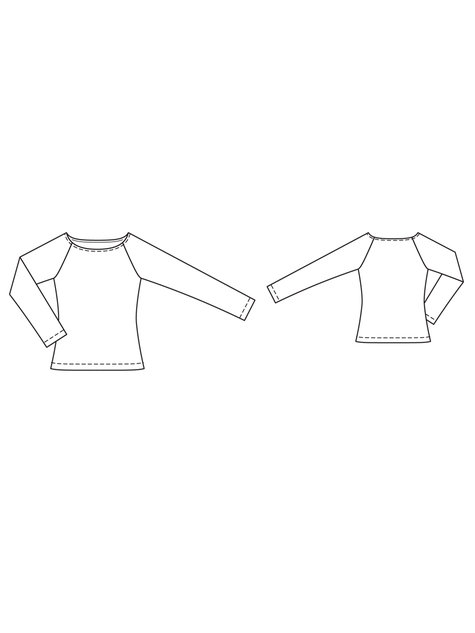 Boatneck Shirt 02/2010 #112B – Sewing Patterns | BurdaStyle.com