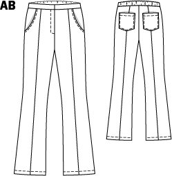 Denim Pants (Plus Size) 07/2015 #130A – Sewing Patterns | BurdaStyle.com
