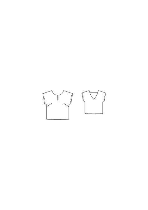 Triangle Back Blouse 04/2016 #114 – Sewing Patterns | BurdaStyle.com