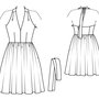 Halter Neck Dress 02/2017 #113 – Sewing Patterns | BurdaStyle.com