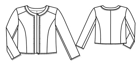 Boucle Jacket 02/2017 #108 – Sewing Patterns | BurdaStyle.com