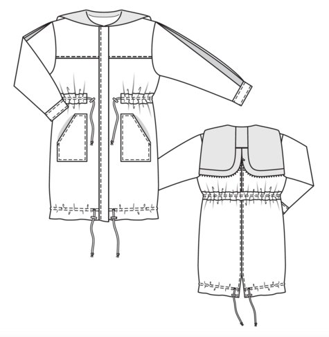 Parka (Plus Size) 10/2017 #125 – Sewing Patterns | BurdaStyle.com