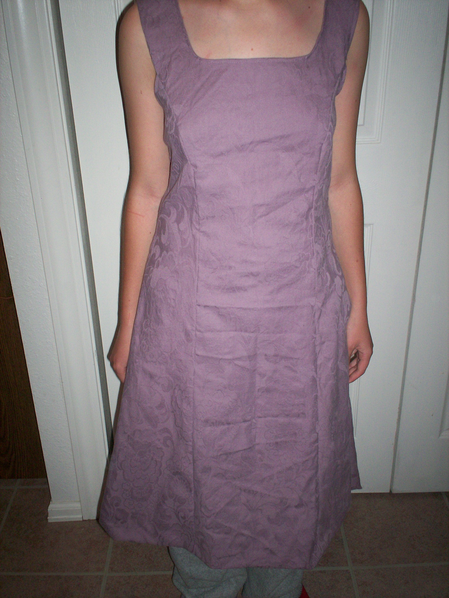 Recycled Purple Princess Seam Dress – Sewing Projects | BurdaStyle.com