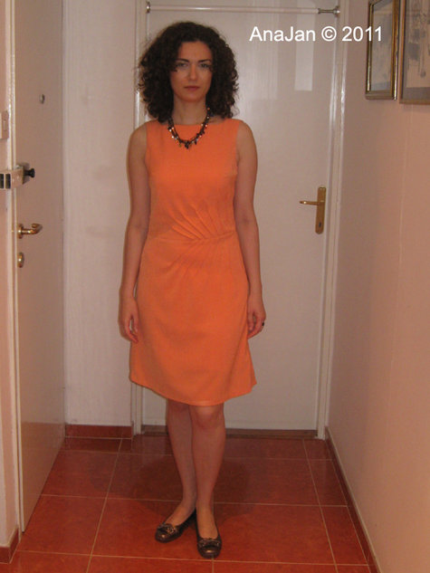 Leaf pleated dress / Do you like peaches? – Sewing Projects ...