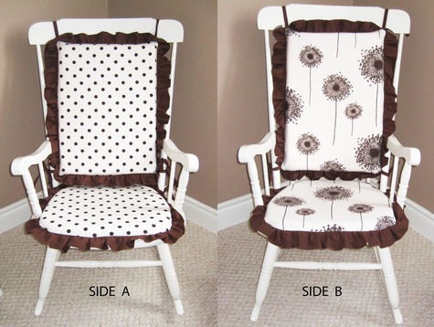 Rocking Chair Cushions and Chair Pads - Curtains вЂ“ Drapes