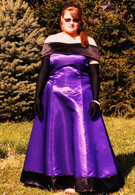 classic purple and black prom dress 2007 – Sewing Projects | BurdaStyle.com