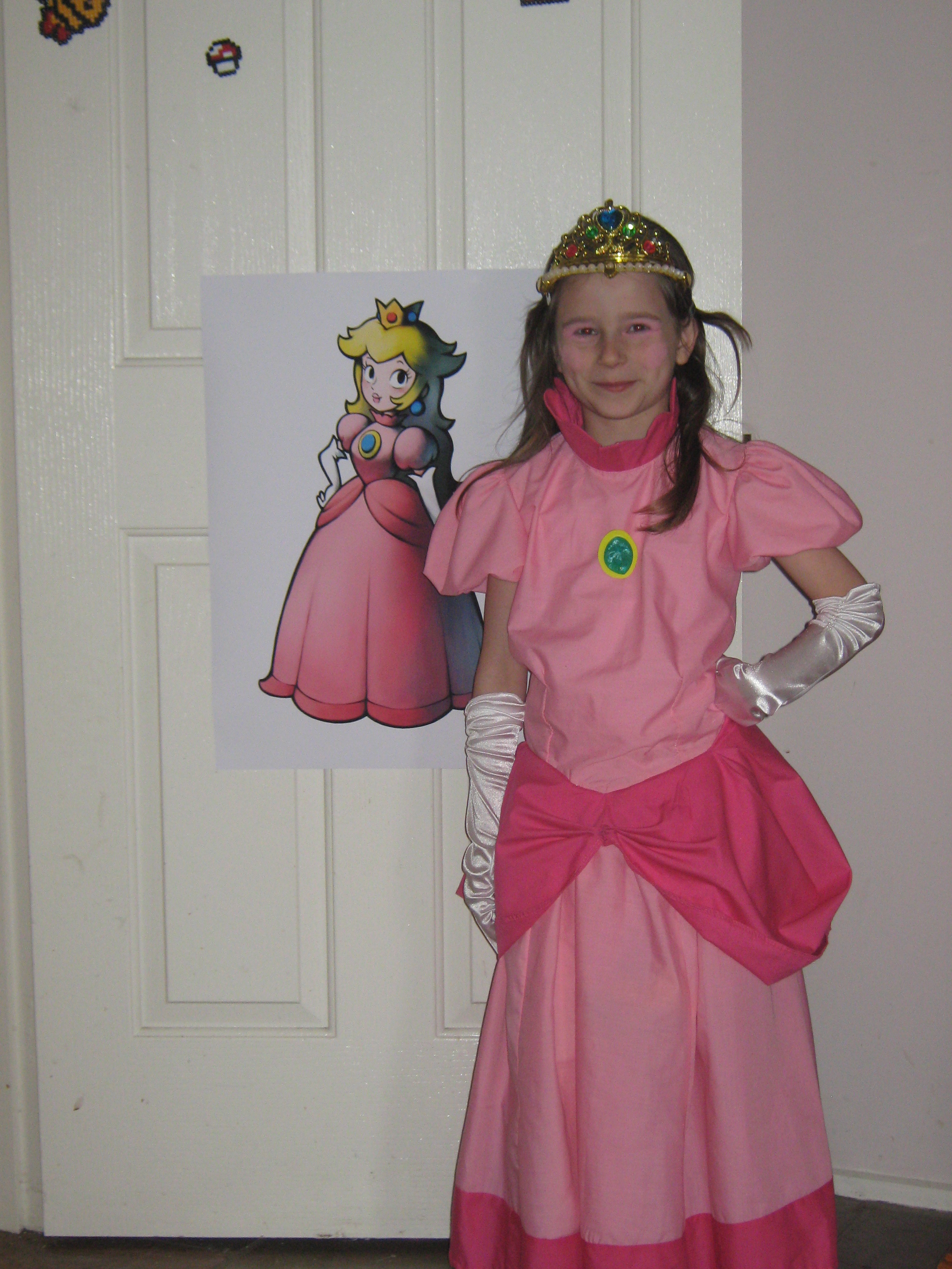 Princess Peach Costume – Sewing Projects | BurdaStyle.com