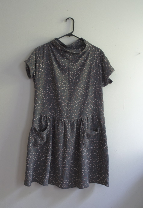 low waist dress - drape neck – Sewing Projects | BurdaStyle.com