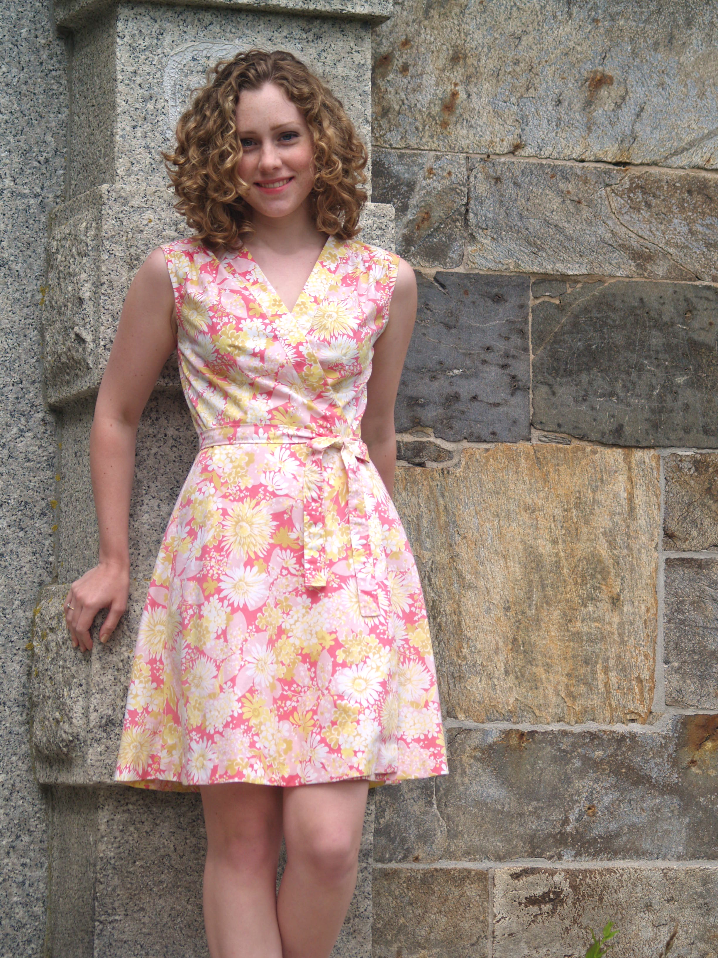 Pink Lemonade Wrap Dress – Sewing Projects | BurdaStyle.com