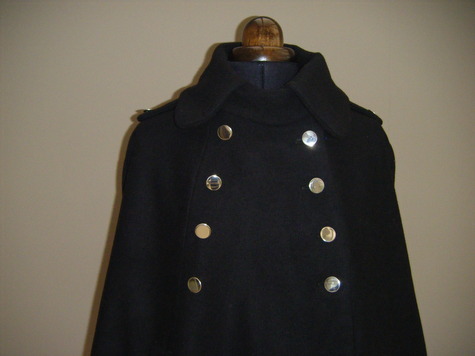 Military Style Wool Cape – Sewing Projects | BurdaStyle.com