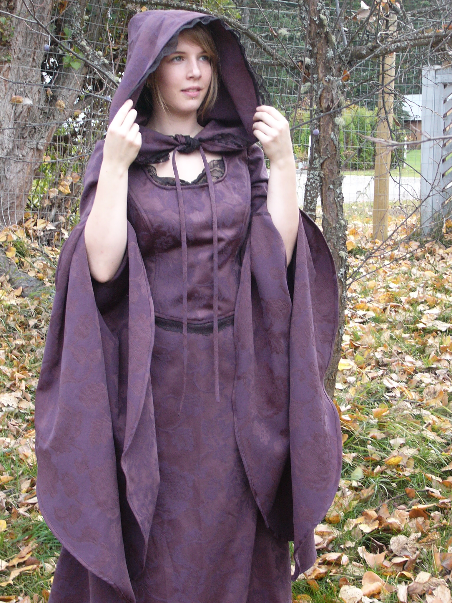 Hooded grape gothic gown – Sewing Projects | BurdaStyle.com