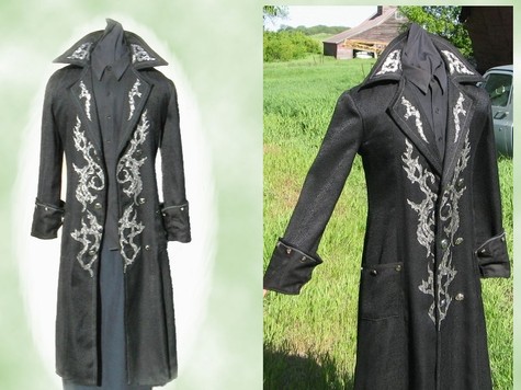 brocade long coat on Etsy, a global handmade and vintage marketplace.