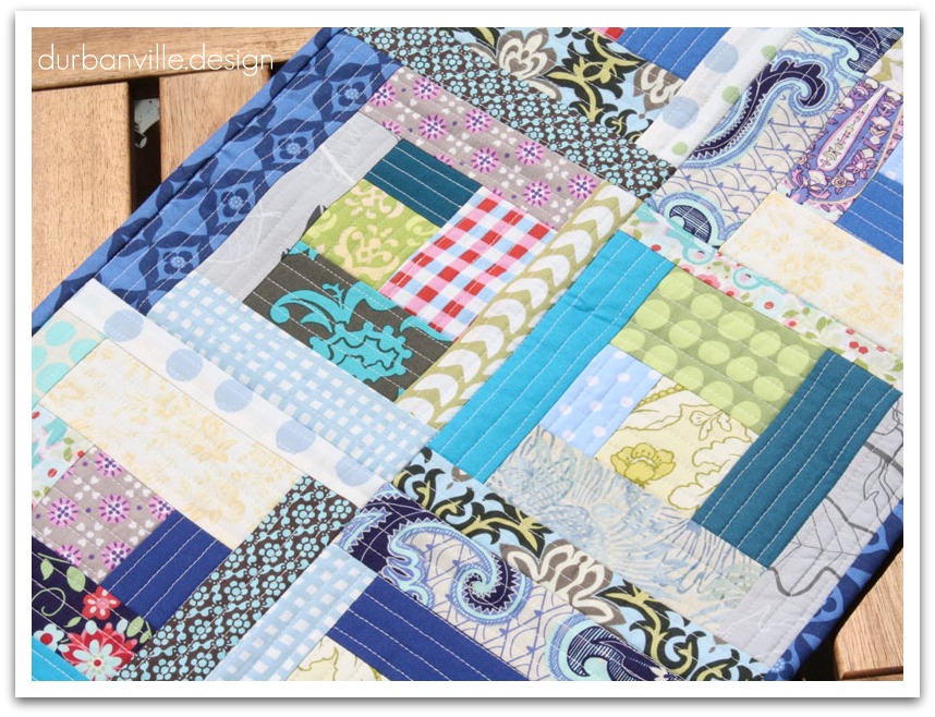 log cabin quilt as a table runner – Sewing Projects | BurdaStyle.com