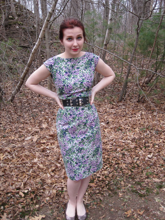 Purple floral dress – Sewing Projects | BurdaStyle.com