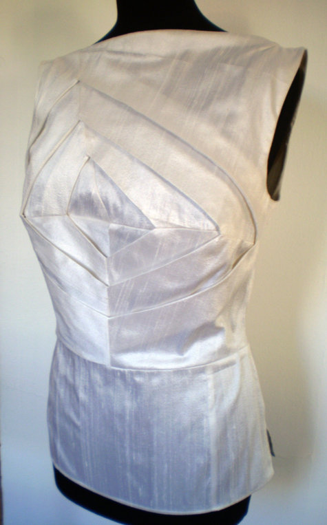 white blouse origami pattern-the second attempt – Sewing Projects ...
