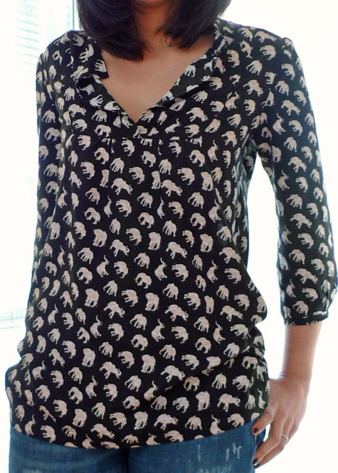 Tova shirt with elephants – Sewing Projects | BurdaStyle.com